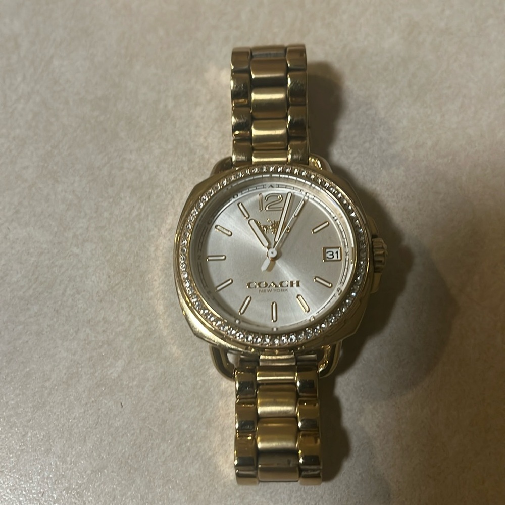 Women’s gold Coach Watch